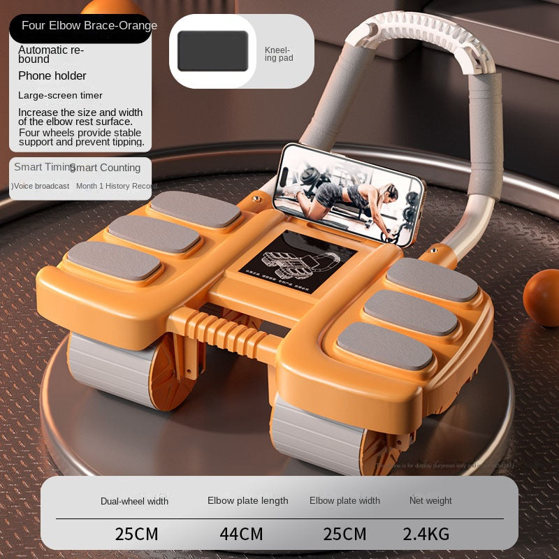 4-wheel abdominal roller