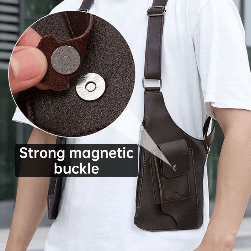 anti-theft leather underarm bag