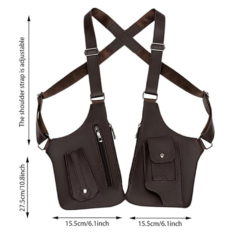 anti-theft leather underarm bag