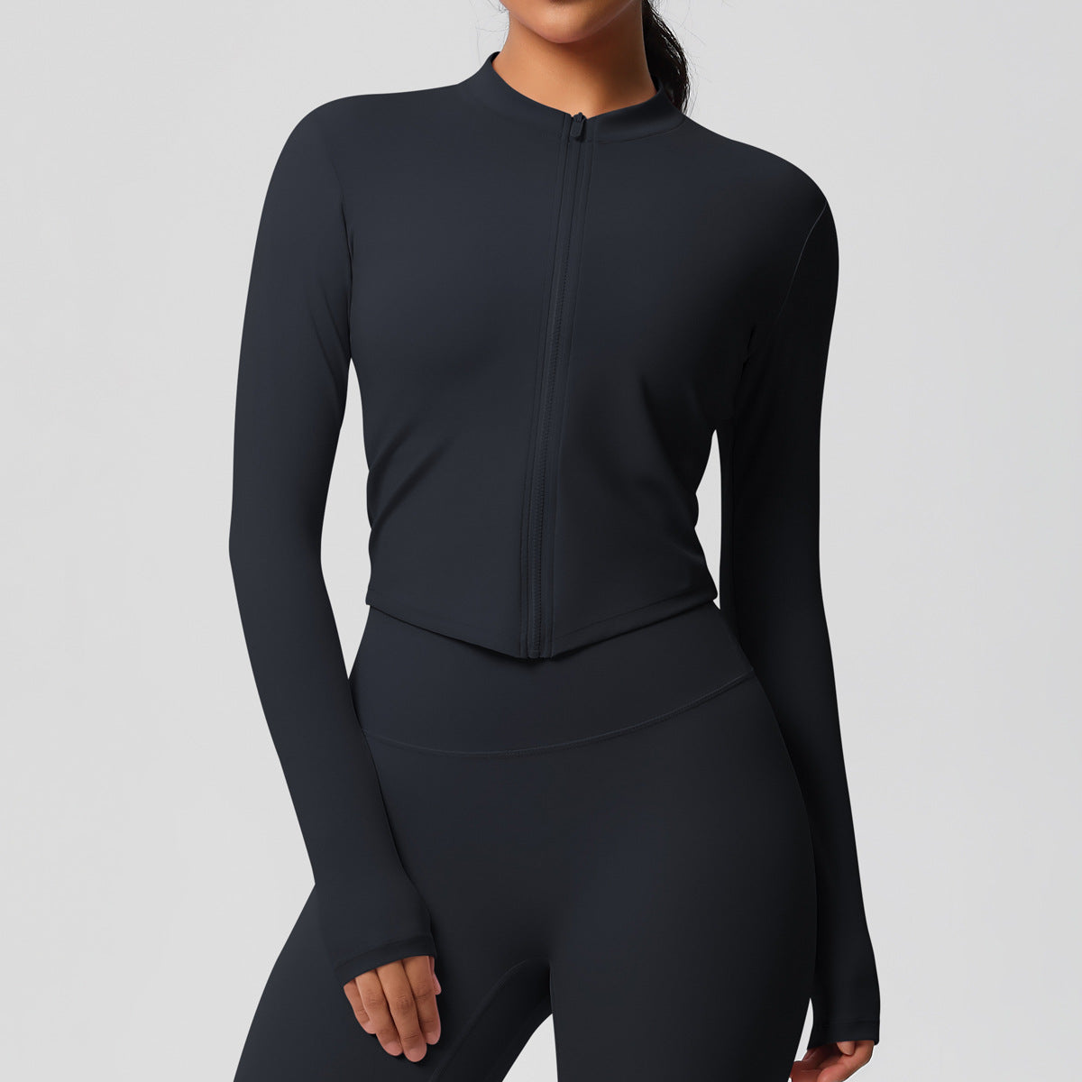 Yoga pants set for women in a solid color