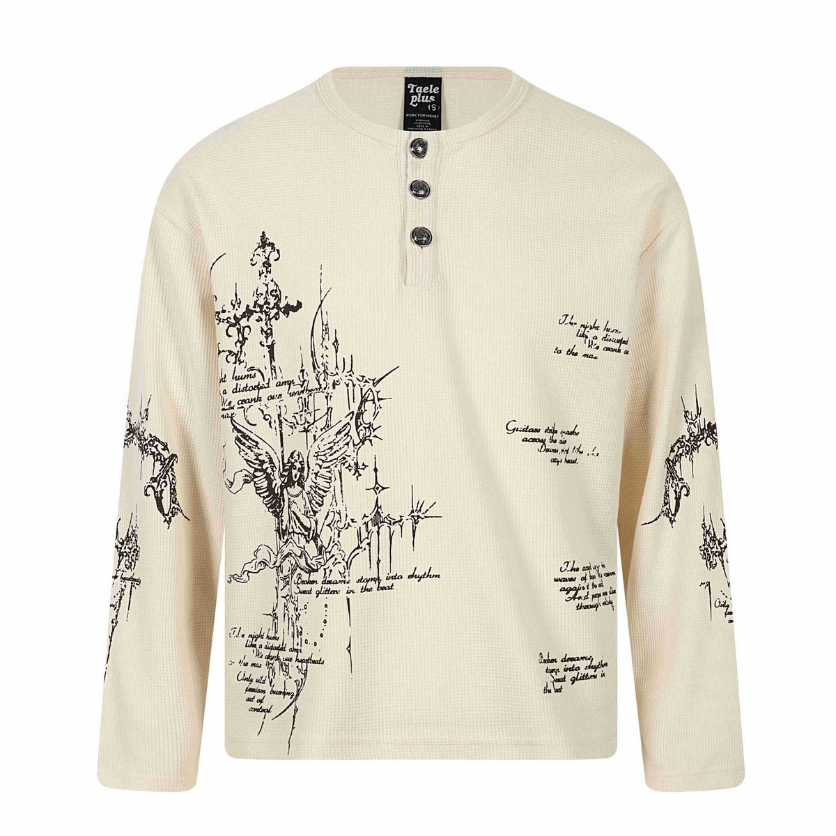 letter print long sleeve t-shirt