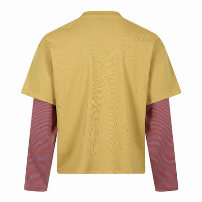 cat letter print long sleeve t-shirt