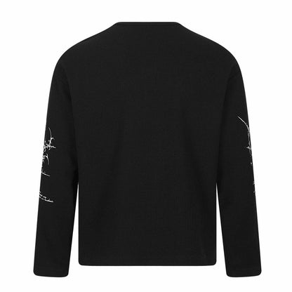 letter print long sleeve t-shirt