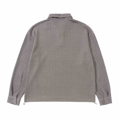 ribbed polo neck long sleeve t-shirt