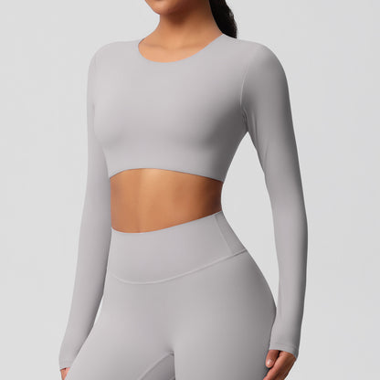 Yoga pants set for women in a solid color