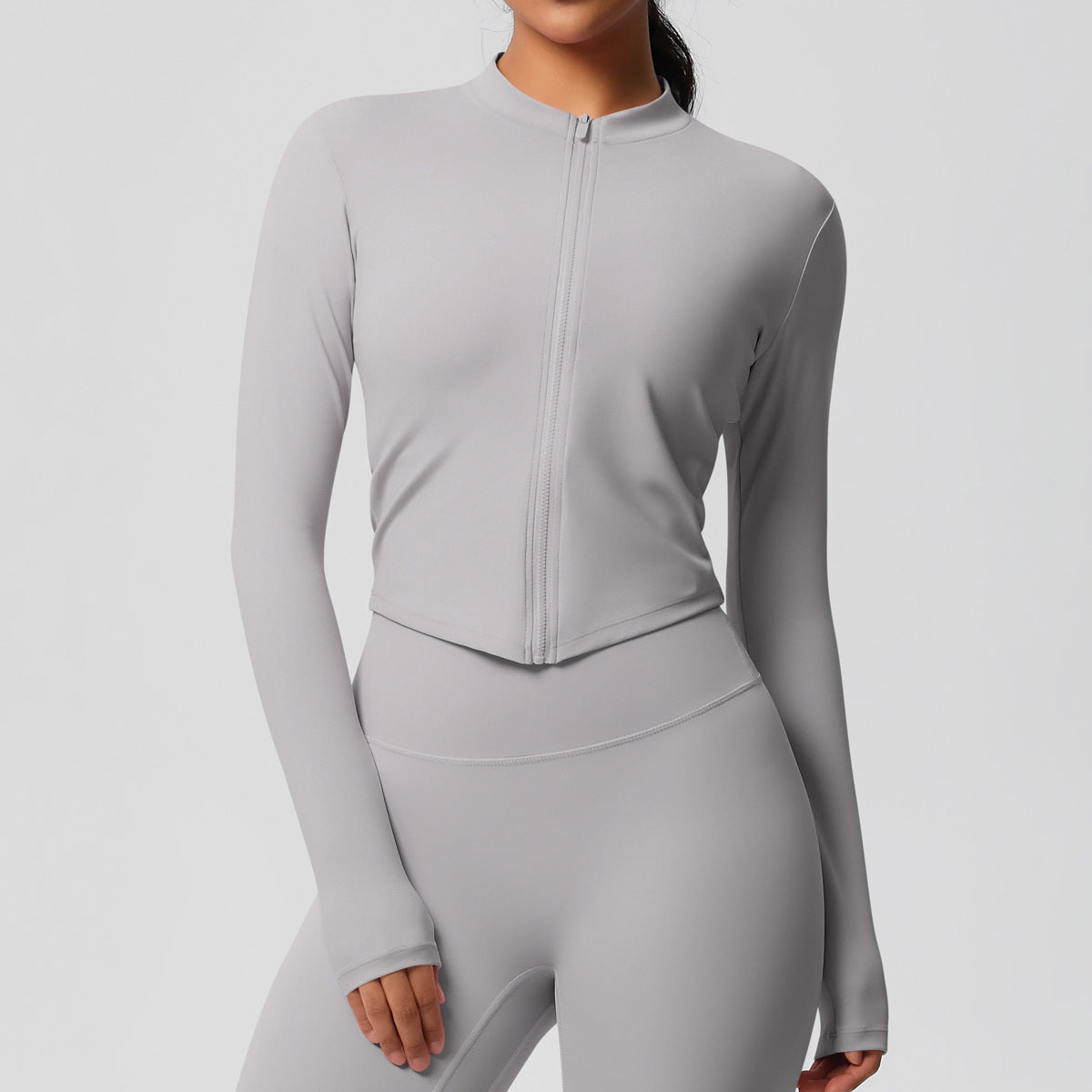 Yoga pants set for women in a solid color