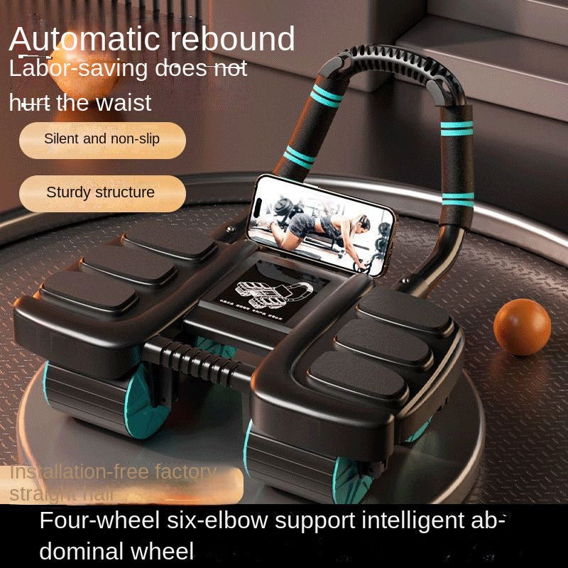 4-wheel abdominal roller