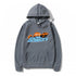 casual hooded sweatshirt loose fit