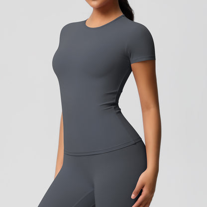 Yoga pants set for women in a solid color