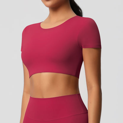 Yoga pants set for women in a solid color