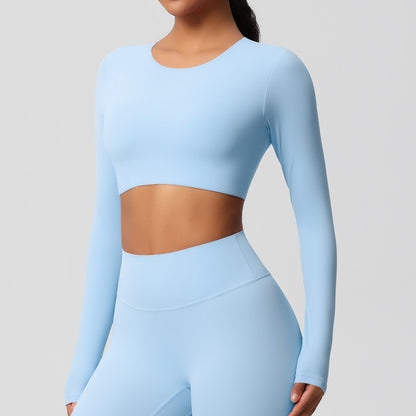 Yoga pants set for women in a solid color