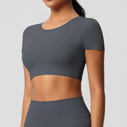 Yoga pants set for women in a solid color