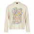 floral graffiti print long sleeve t-shirt
