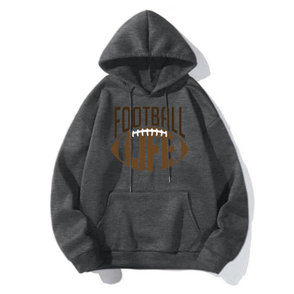 Football Print Hoodie