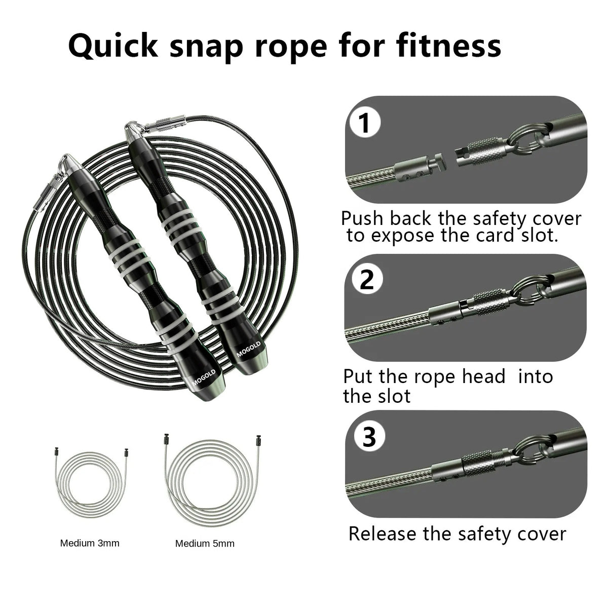 aluminum dual bearing jump rope