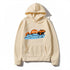 casual hooded sweatshirt loose fit