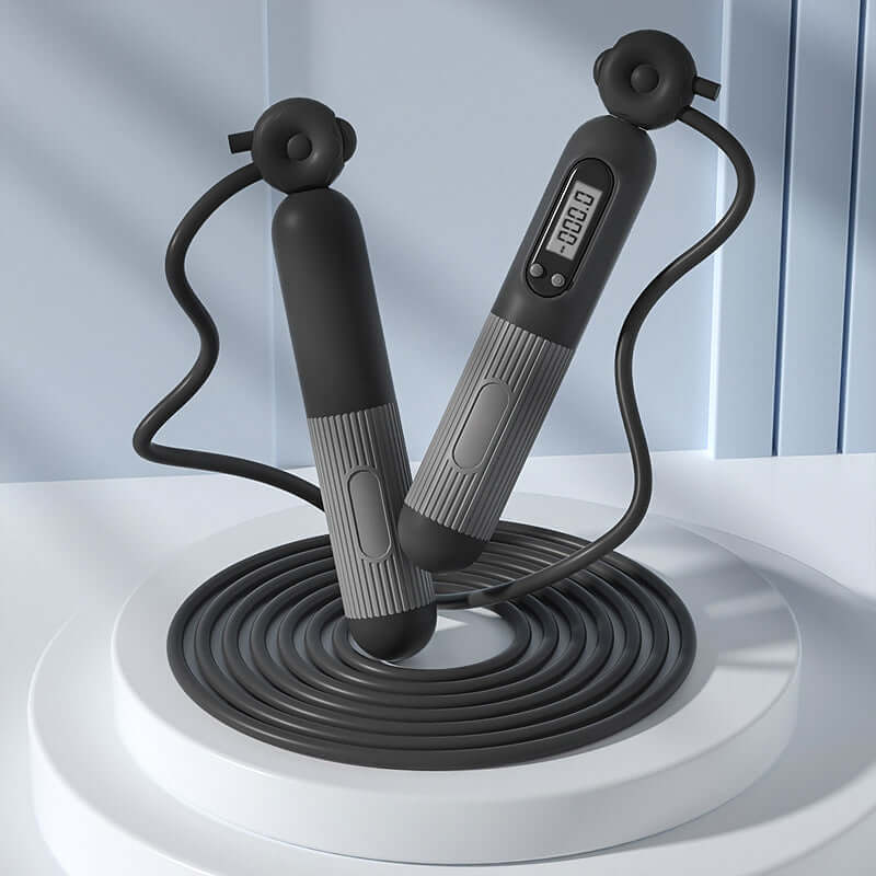 Intelligent Counting Jump Rope with Black Handles