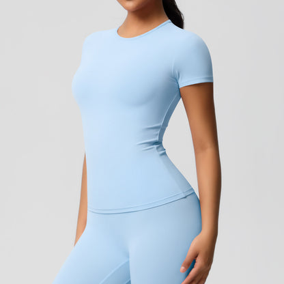 Yoga pants set for women in a solid color