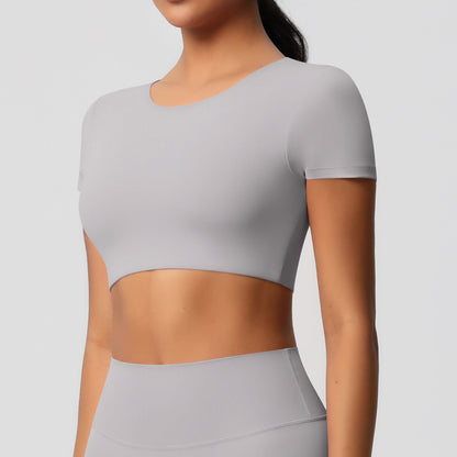 Yoga pants set for women in a solid color