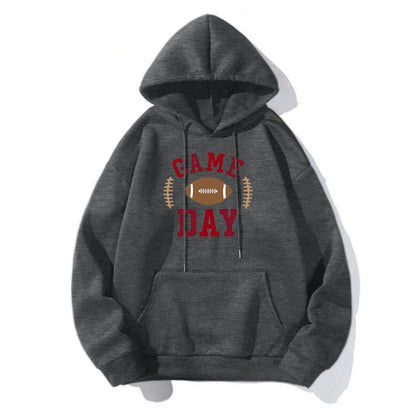 Football Print Hoodie