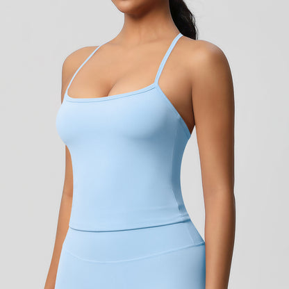 Yoga pants set for women in a solid color