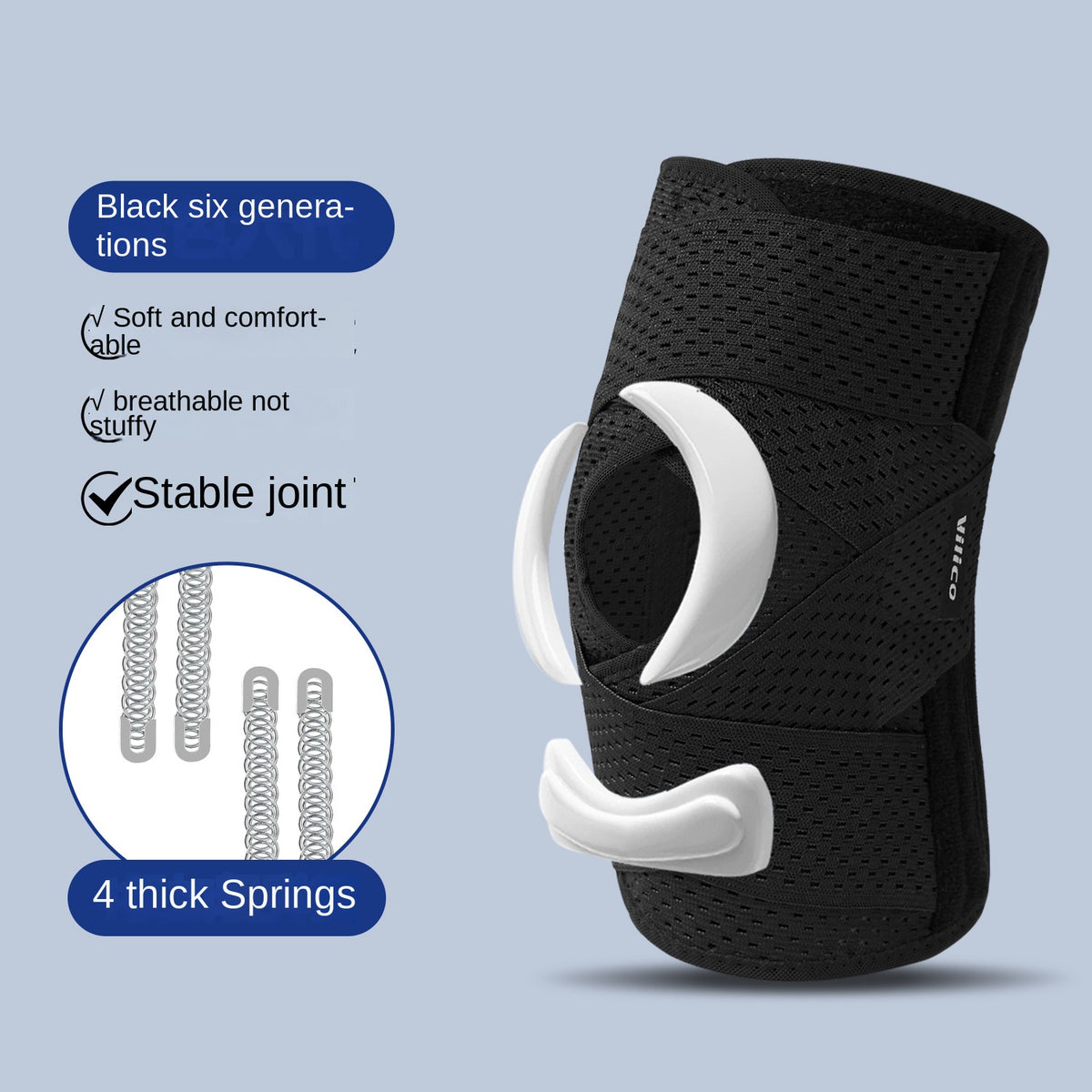 Generation Meniscus Knee Support for Sports Joint Protection, Patella Band, Breathable and Lightweight