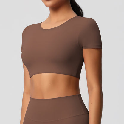 Yoga pants set for women in a solid color