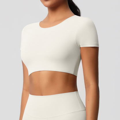 Yoga pants set for women in a solid color