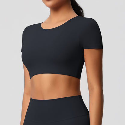 Yoga pants set for women in a solid color