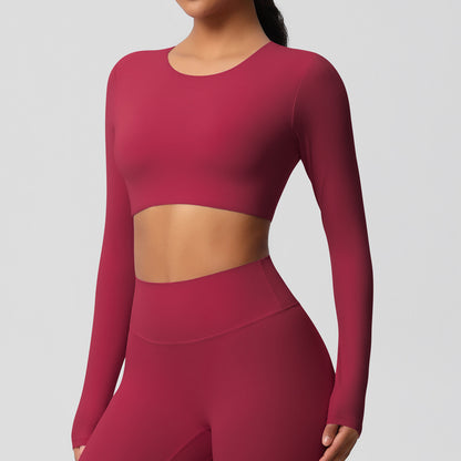 Yoga pants set for women in a solid color
