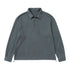 ribbed polo neck long sleeve t-shirt