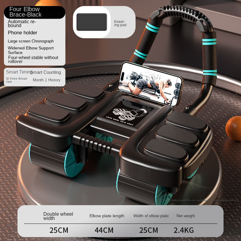 4-wheel abdominal roller