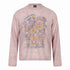 floral graffiti print long sleeve t-shirt