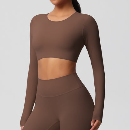 Yoga pants set for women in a solid color