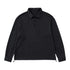 ribbed polo neck long sleeve t-shirt
